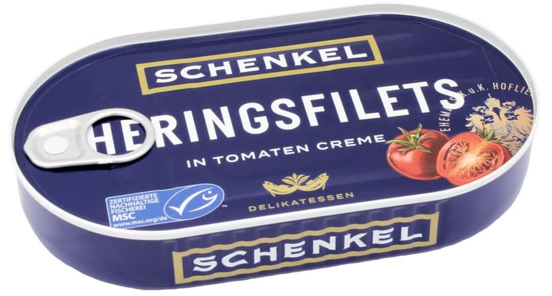 Schenkel Heringsfilets in Tomaten-Creme