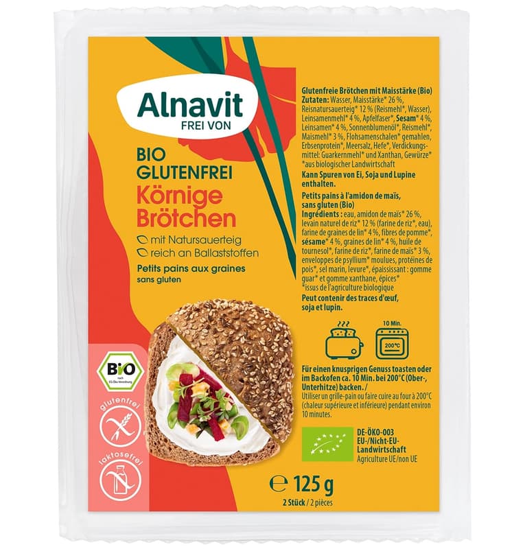 Alnavit BIO Grainy Bread Rolls