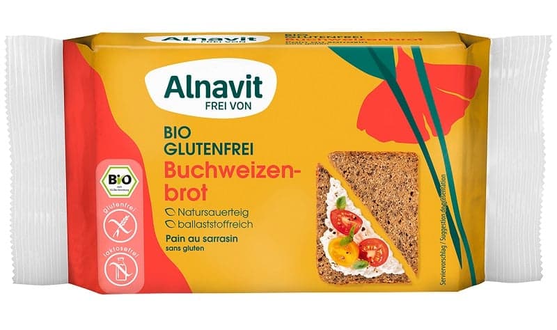 Alnavit BIO Buchweizenbrot geschnitten glutenfrei
