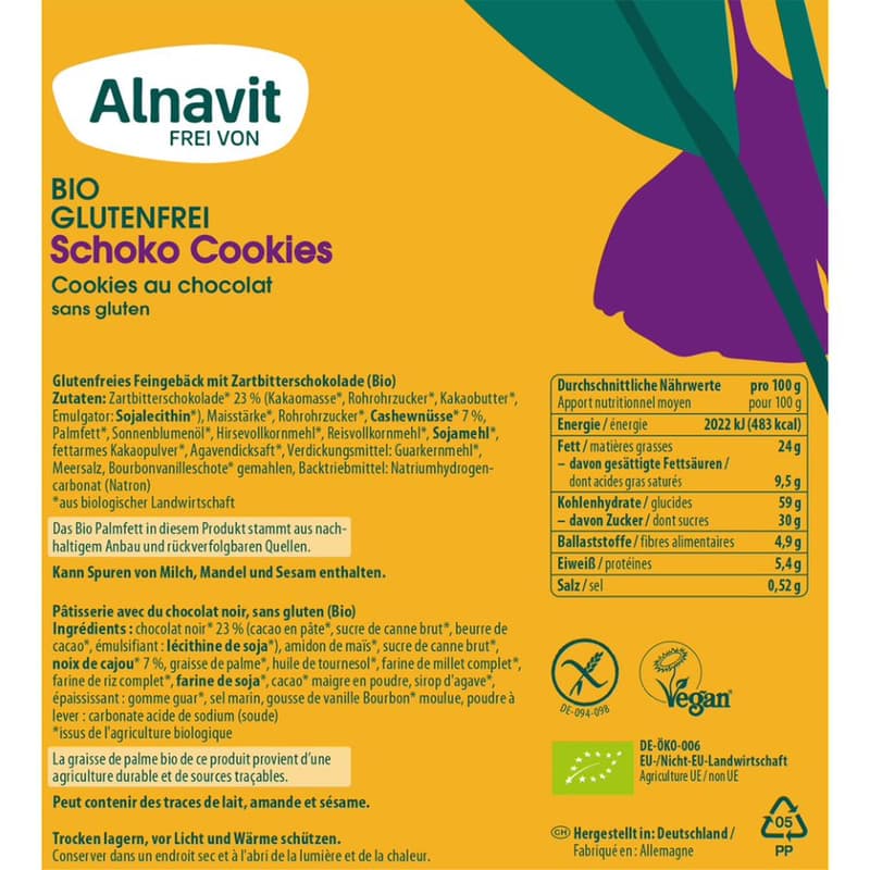 Alnavit BIO Chocolate Cookies
