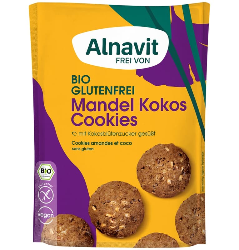 Alnavit BIO Mandel Kokos Cookies glutenfrei