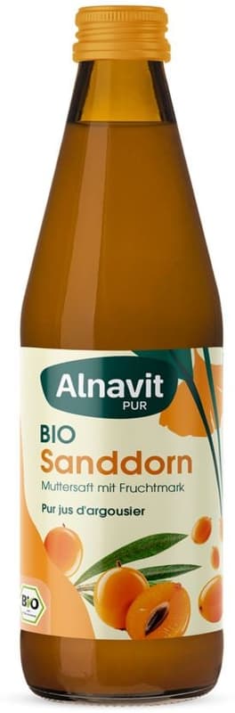 Alnavit BIO Sanddorn Direktsaft glutenfrei