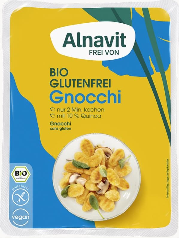 Alnavit BIO Gnocchi mit Quinoa glutenfrei