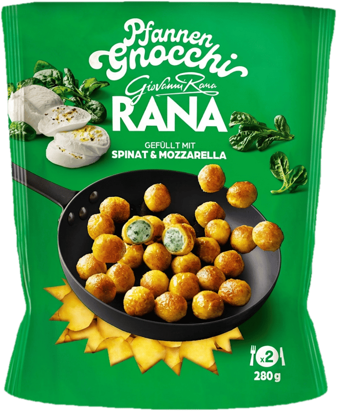 Rana Pfannen Gnocchi Spinat / Mozzarella