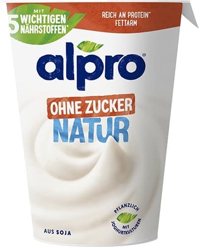 Alpro® Soy-based yoghurt alternative Nature Unsweetened
