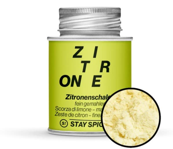 STAY SPICED Lemon peel fine-ground
