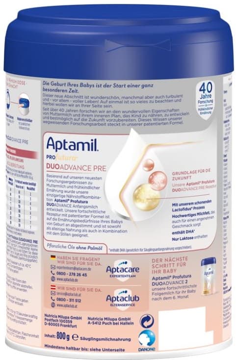 Aptamil Profutura Duoadvance Pre Anfangsmilch