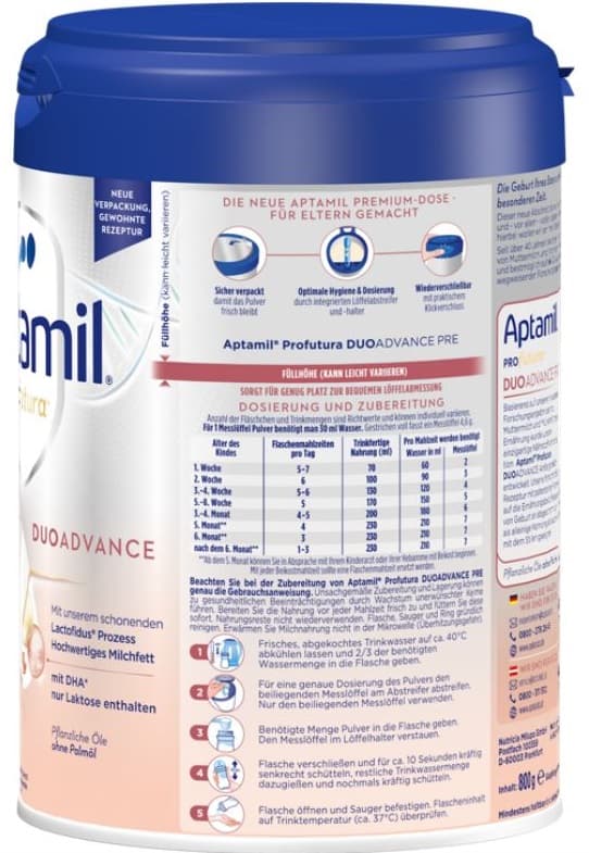 Aptamil Profutura Duoadvance Pre Anfangsmilch