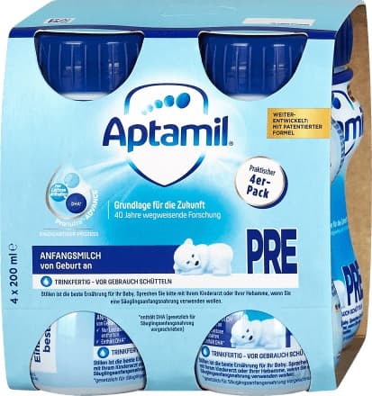 Aptamil Initial Milk Pre 4x ready to drink