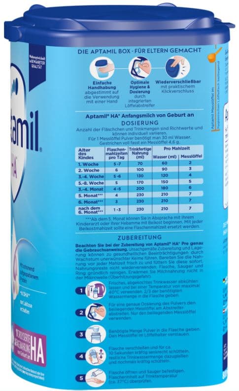 Aptamil formula Prosyneo HA Pre