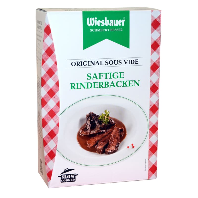 Wiesbauer Gourmet Juicy beef cheeks sous vide