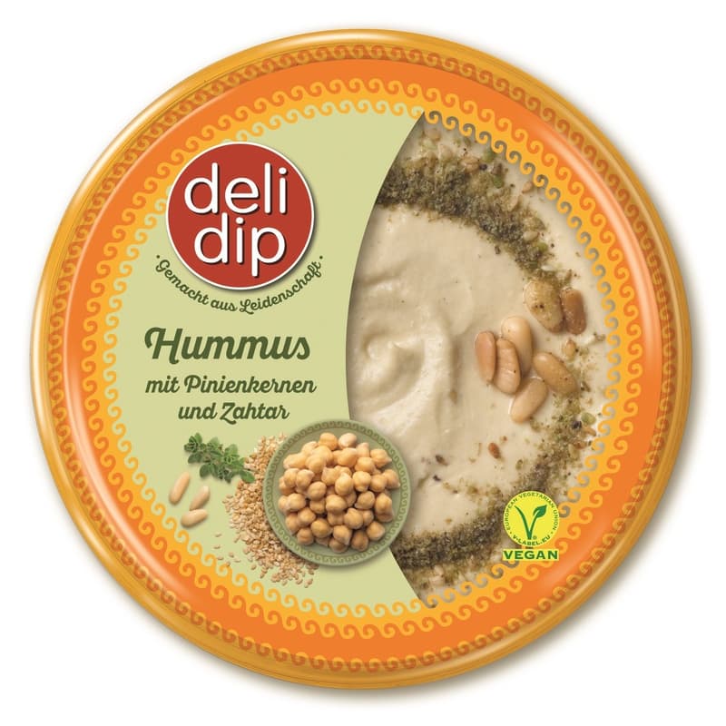 Deli Dip Hummus Dip mit Pinienkernen & Kräutern