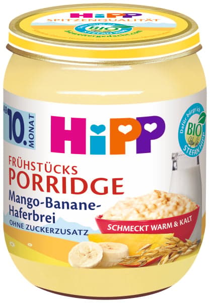 HIPP Mango-Banane-Haferbrei, ab dem 10. Monat