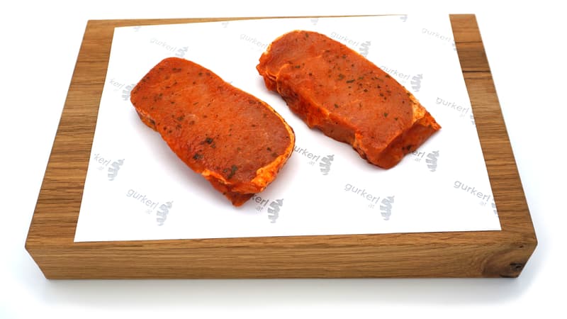 Marinated loin steak