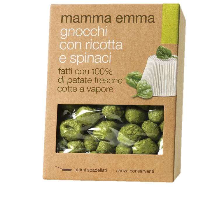 Mamma Emma potato - gnocchi with ricotta/spinach