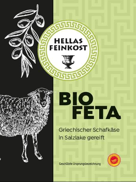 Hellas BIO Feta Cheese 43% F. i. Tr.