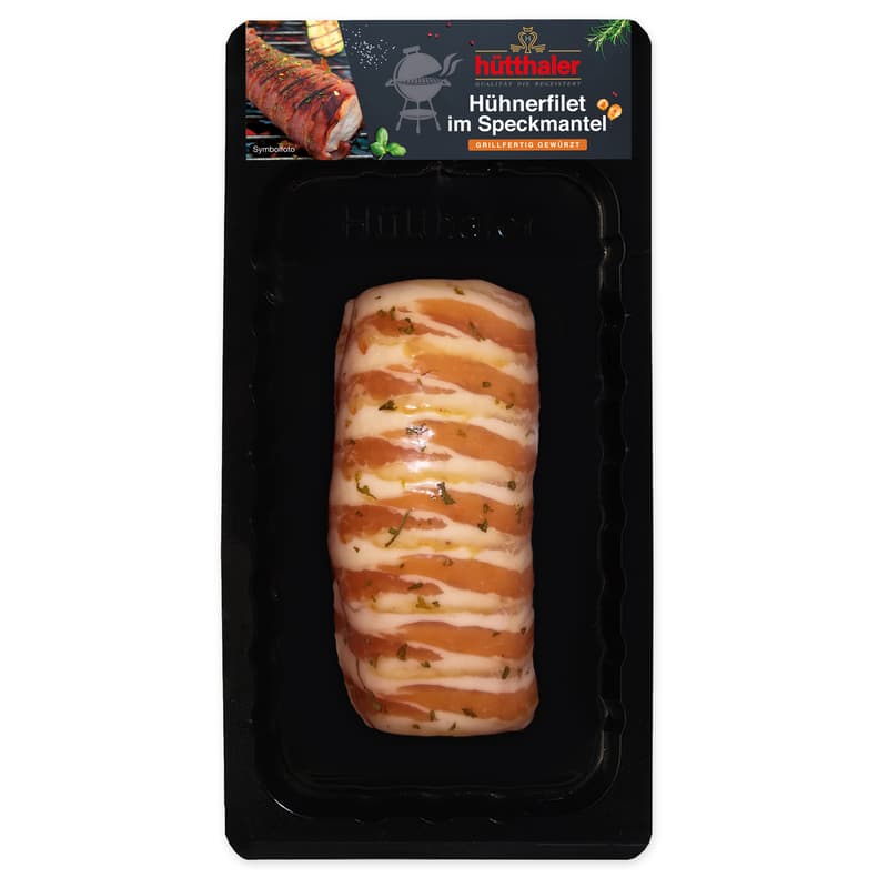 Hütthaler Chicken fillet wrapped in bacon