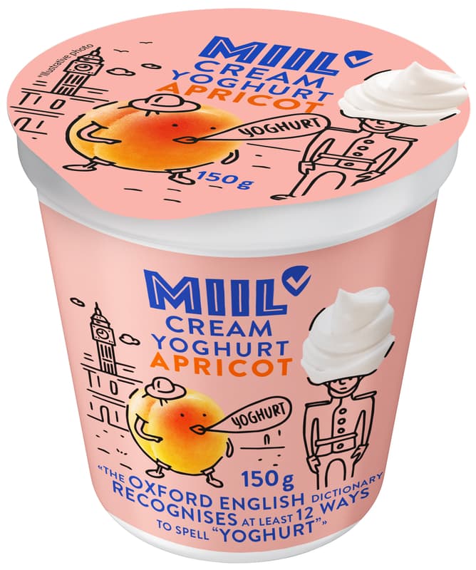 Miil fruit yoghurt apricot 10%