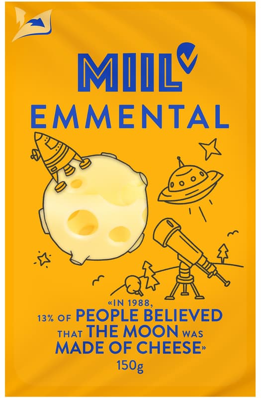 Miil Emmental cheese in slices