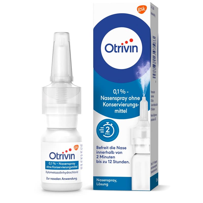 Otrivin 0,1 % - Nasal spray without preservative