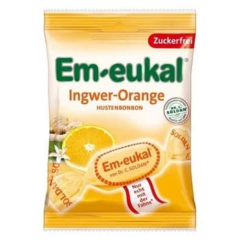 Em-eukal Orange Ginger sugar-free 75g
