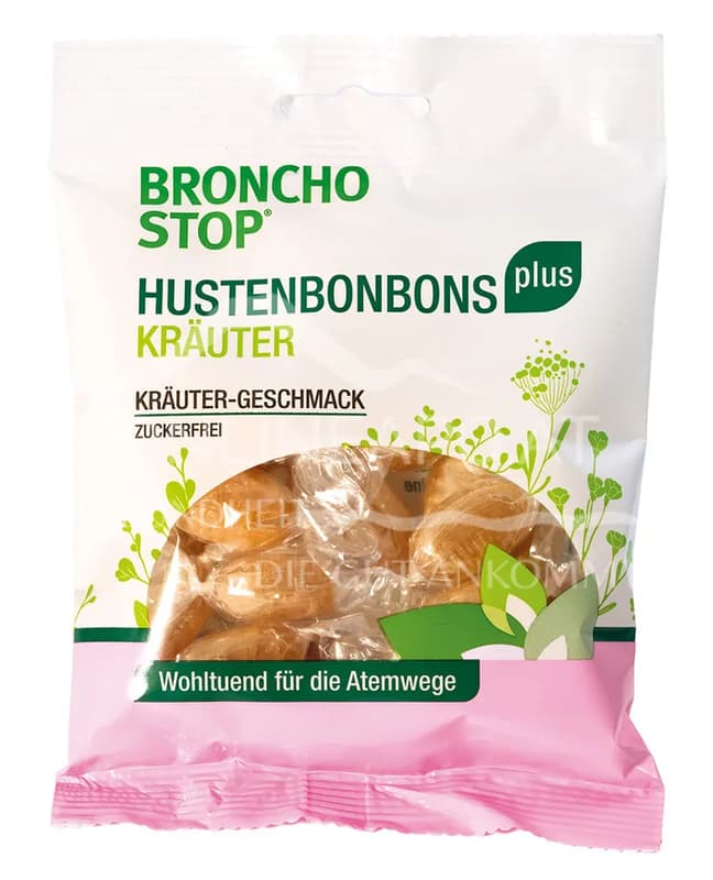 Bronchostop Plus cough drops herbs