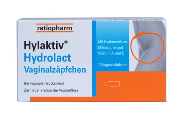 Ratiopharm Hylaktiv hydrolact vaginal suppositories