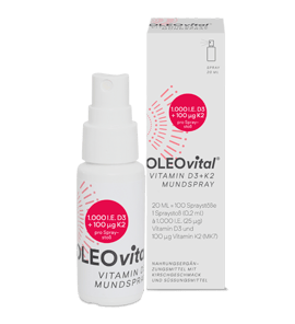 Oleovital Vitamin D3+K2 Mundspray (1000IE D3 + 100 MCg K2)