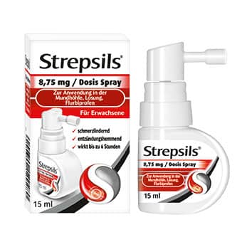 Strepsils 8.75 mg/dose Spray for use in the oral cavity, solution