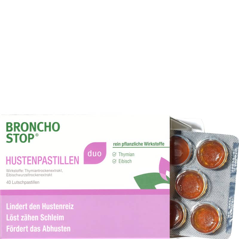 BRONCHOSTOP duo cough drops