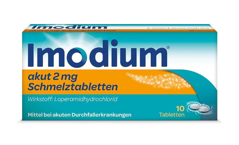 Imodium akut 2 mg Schmelztabletten