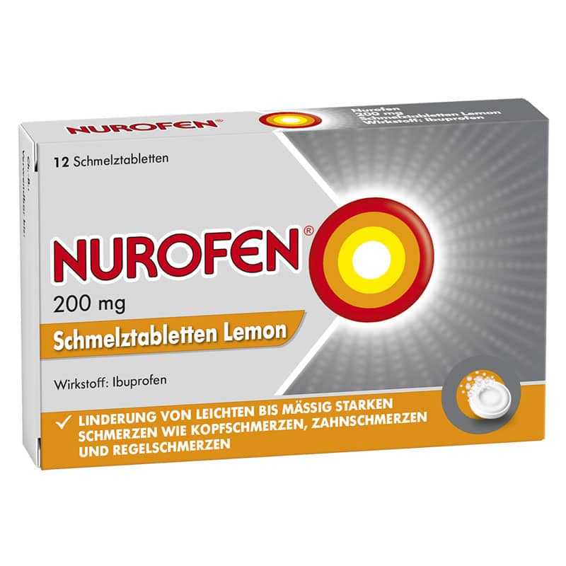 Nurofen 200 mg Lemon melting tablets