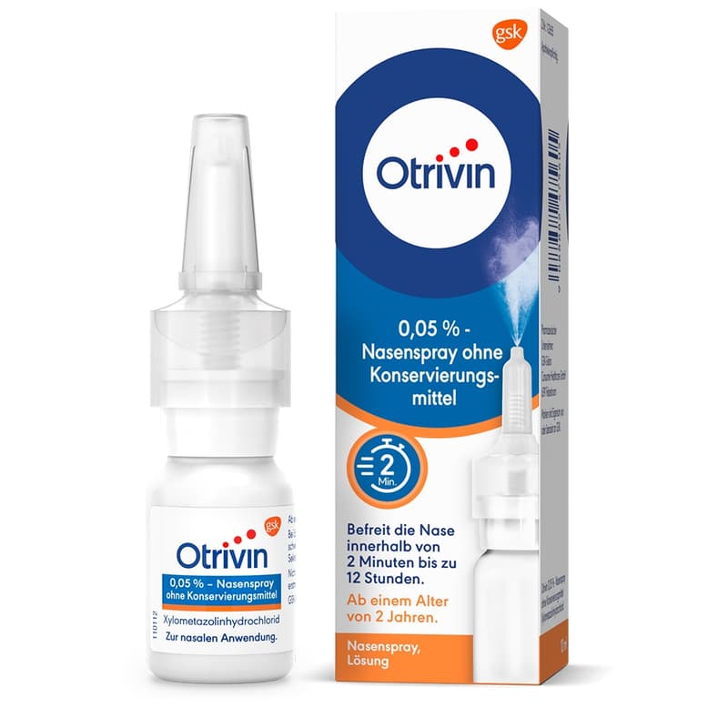 Otrivin 0,05 % - Nasal spray without preservatives