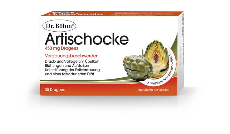 Dr. Böhm® Artischocke 450 mg Dragees