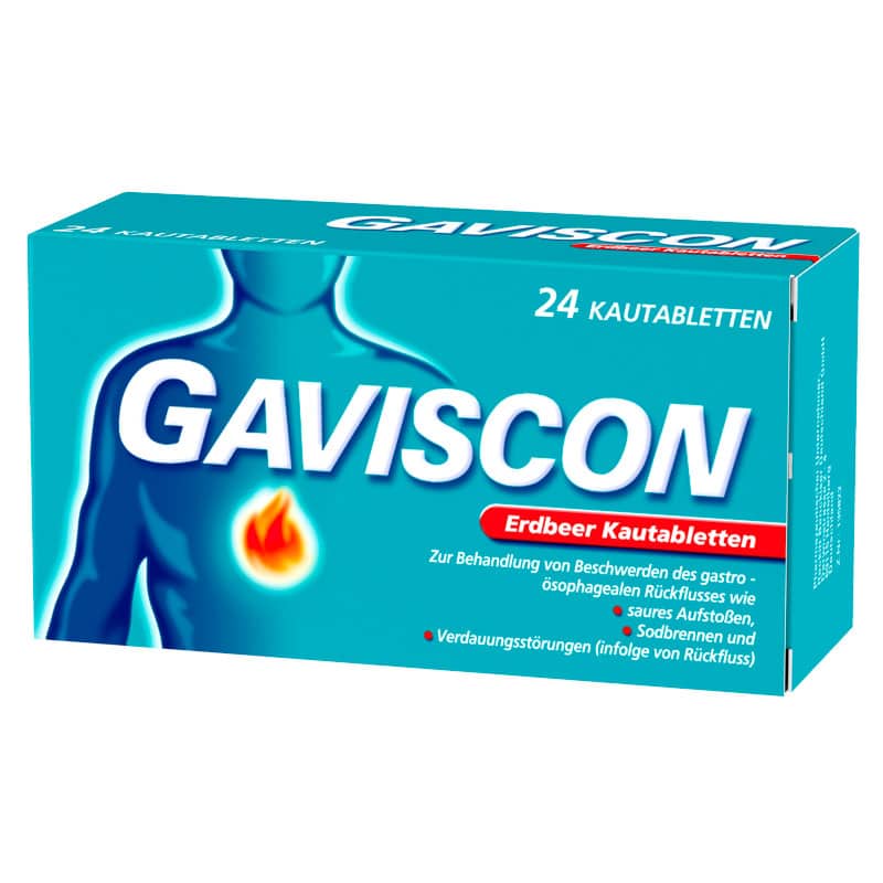 Gaviscon Erdbeer Kautabletten