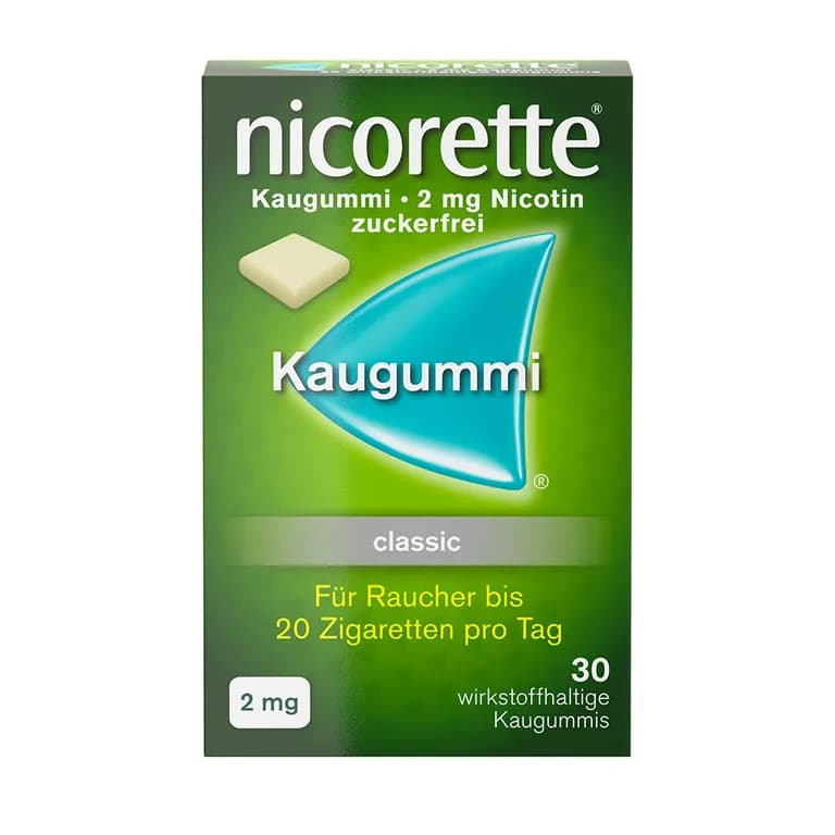 Nicorette Classic 2 mg - Kaugummi zur Raucherentwöhnung