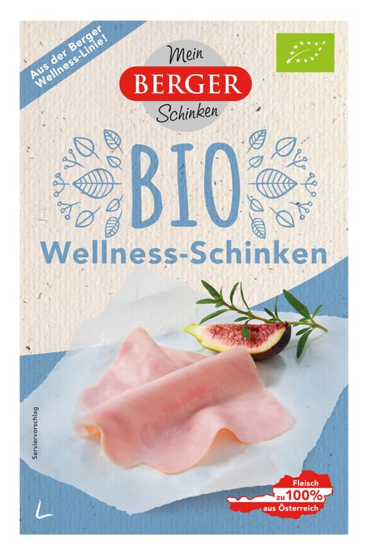 Berger BIO Wellness Schinken geschnitten