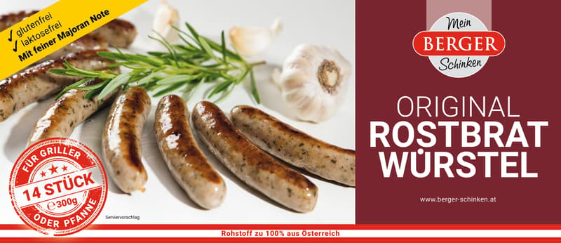 Berger Original grilled sausage