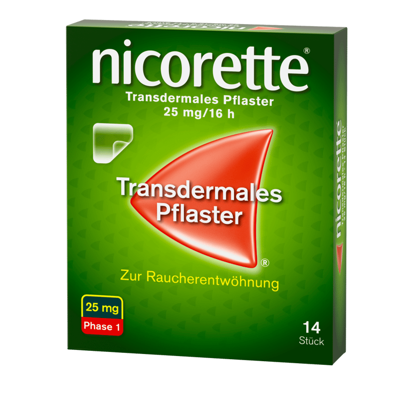 Nicorette 25 mg/16 h - transdermales Pflaster