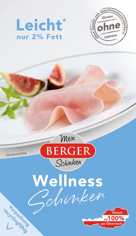 Berger Wellness Schinken geschnitten