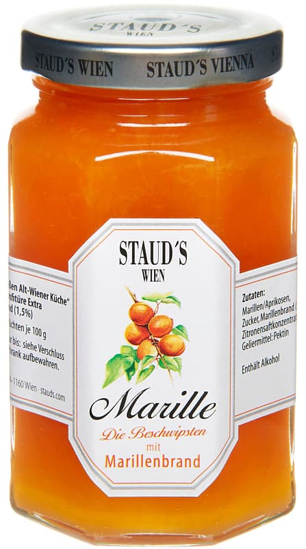 Staud's Beschwipste Konfitüre Marille mit Marillenbrand