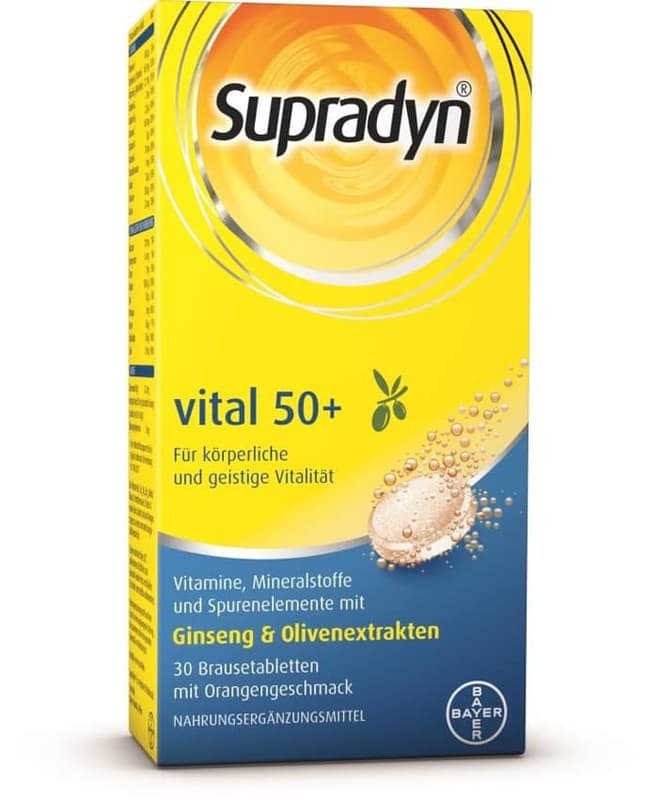 Supradyn Vital 50+ Effervescent Tablets