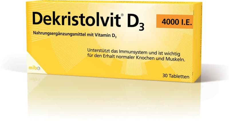 Dekristol Vit D3 4000 I.E. Tbl
