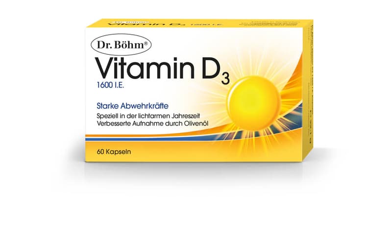 Dr. Böhm® Vitamin D3 1600 I.E. Kapseln