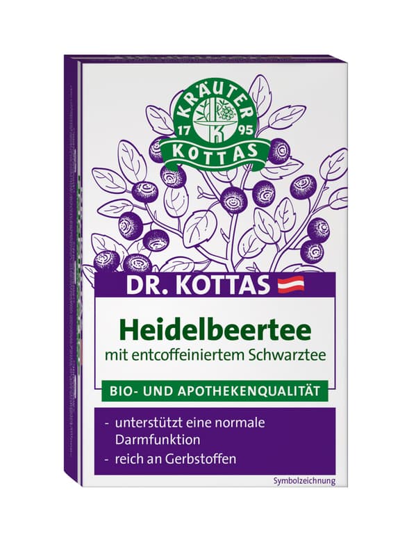Dr. Kottas Blueberry Tea with Decaffeinated Black Tea