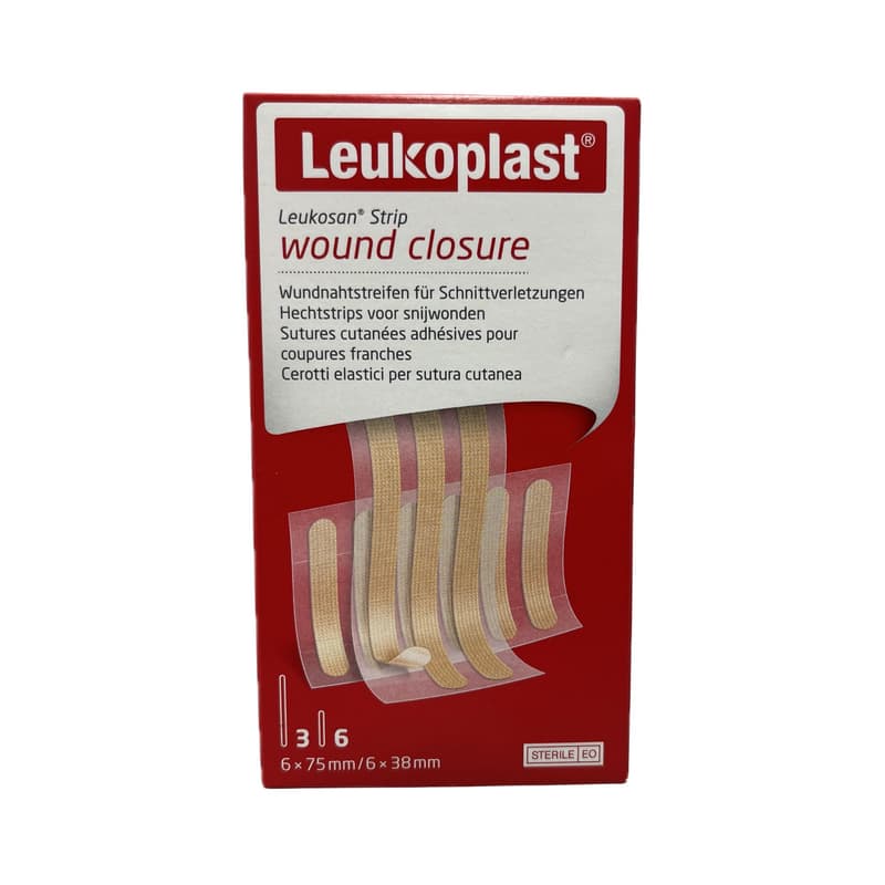LEUKOSAN Strip 6mm x 38mm / 6mm x 75mm skin coloured