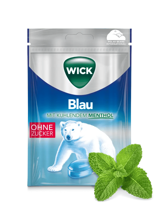 WICK BLUE without sugar
