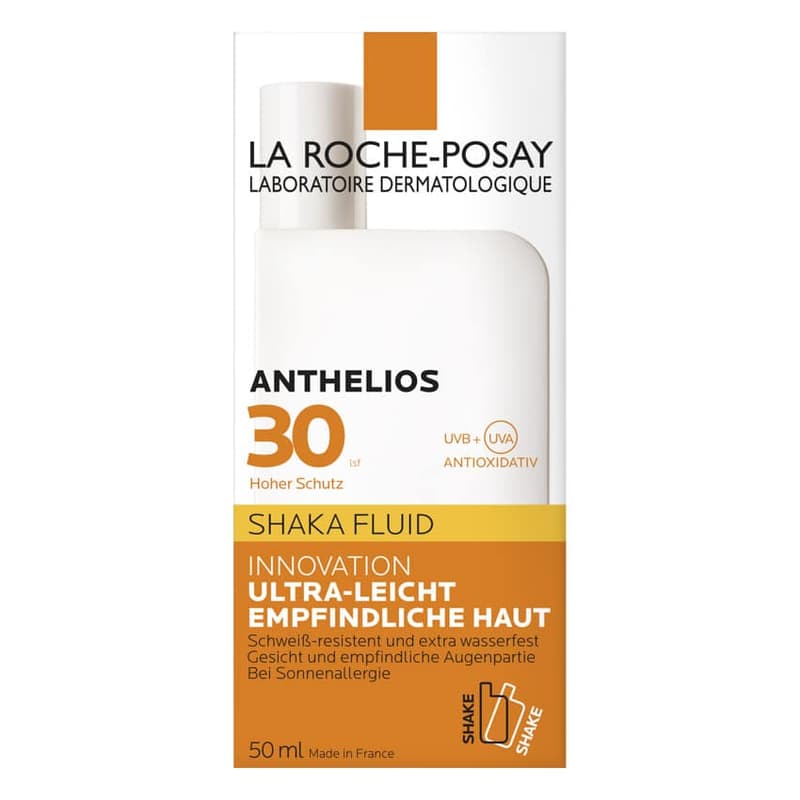 La Roche Posay Anthelios Invisible Fluid LSF 30 Sonnencreme für das Gesicht Sonnenschutz bei zu Sonn