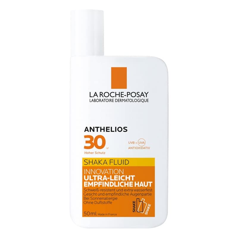 La Roche Posay Anthelios Invisible Fluid LSF 30 Sonnencreme für das Gesicht Sonnenschutz bei zu Sonn