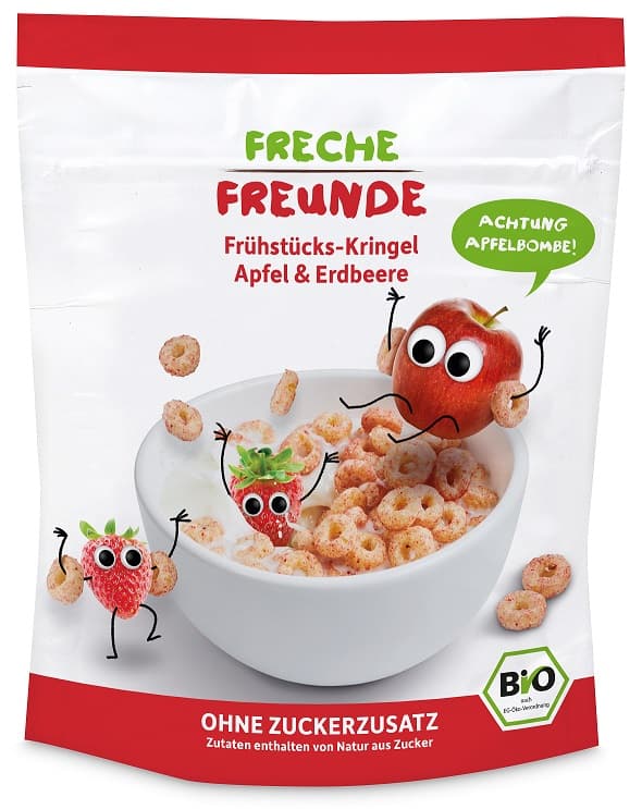 Freche Freunde BIO Frühstücks-Kringel Apfel & Erdbeere